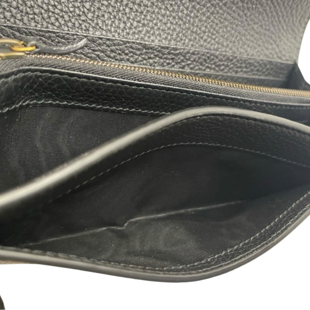 Rare Gucci Yellow Python & Black Pebbled Calfskin Leather Continental Wallet - Picture 11 of 11